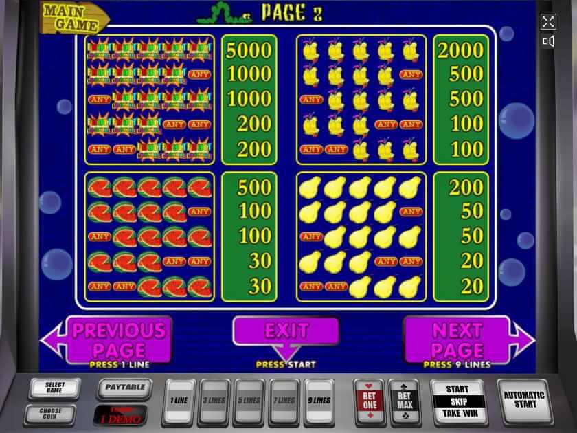 Символы Клубнички Фруктовый Коктейль онлайн